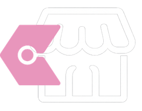 Ícono de tienda online de KUAD System que representa comercios, ecommerce y gestión de productos.